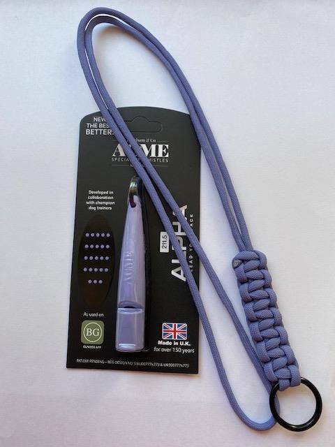 Fløjtesnor, Cobra Flettede med O ring - Lavender Purple